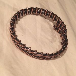 Railroad track bracelet